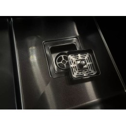 Cuba Gourmet Dupla Quadrada 78x43cm em aço inox Black - Construinox